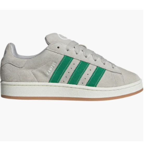 NEW ADIDAS ORIGINALS Campus 00s, Grey/Green Men's 12 - Picture 1 of 5